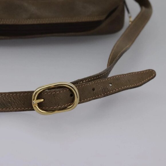 GUCCI GG Supreme Web Sherry Line Shoulder Bag PVC Beige Green Red Auth ep7185 - Picture 7 of 16